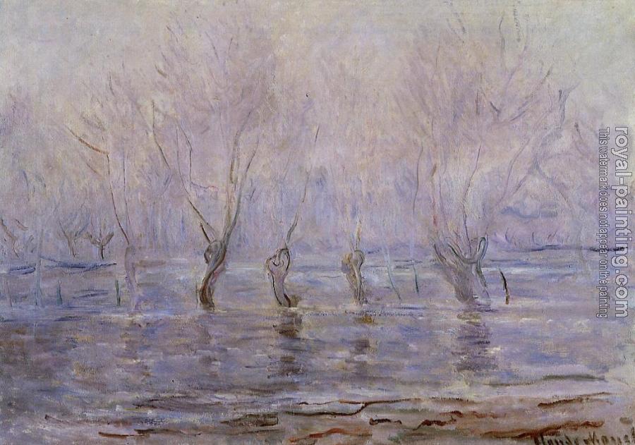 Claude Oscar Monet : Flood at Giverny